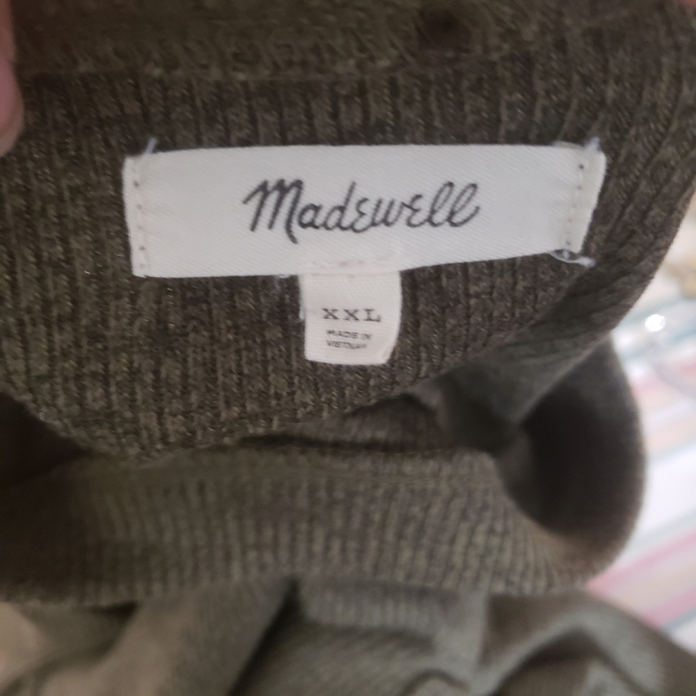 Madewell dark green n black dress XXL - Picture 4 of 7